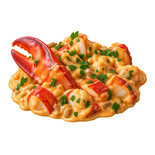 Lobster Newburg sticker illustration