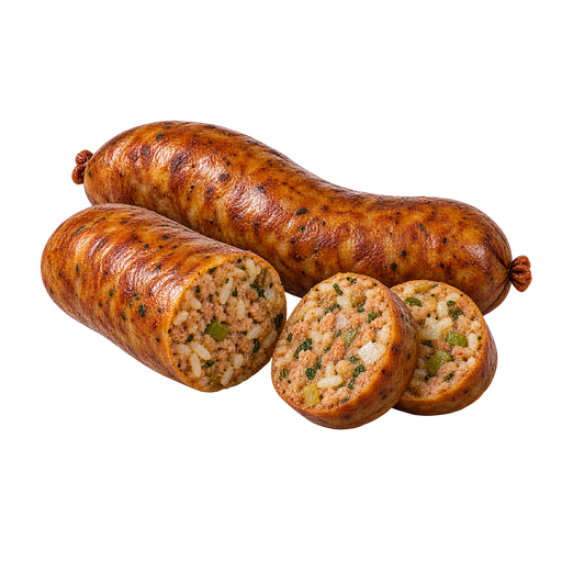Louisiana Creole boudin sticker illustration