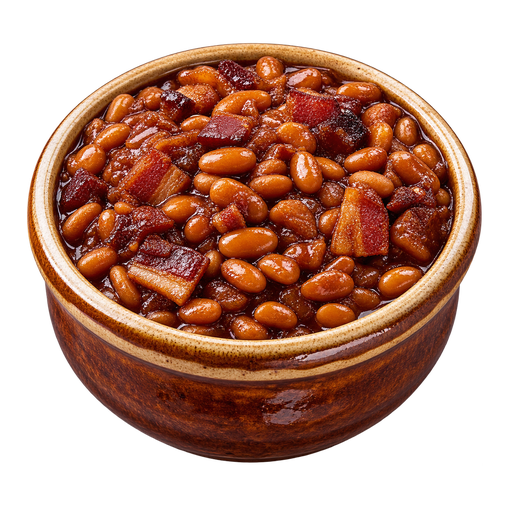 Maine Baked Beans sticker illustration
