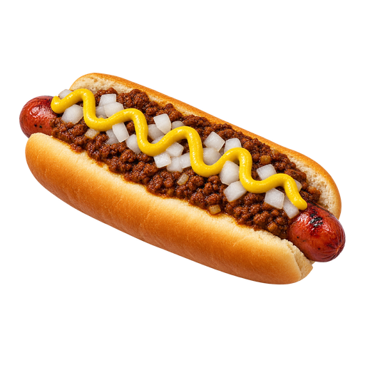 Michigan Hot Dog sticker illustration