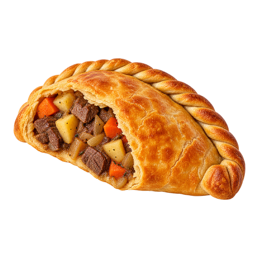 Michigan Pasty sticker illustration