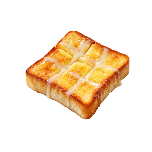 Milk Toast sticker illustration