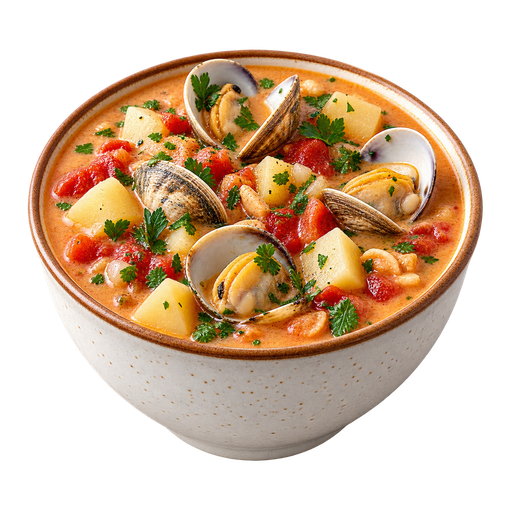 Minorcan Clam Chowder sticker illustration