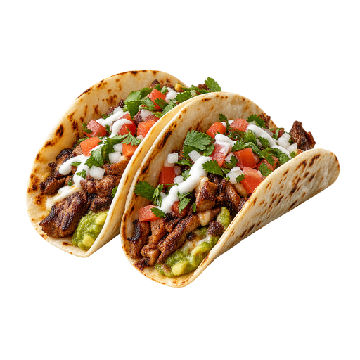 Mission-Style Tacos sticker illustration