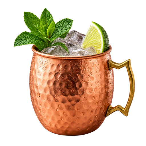 Moscow Mule sticker illustration