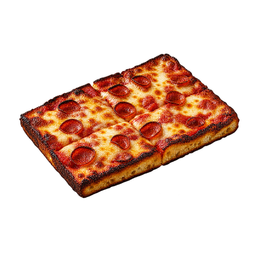 New England Bar Pizza sticker illustration