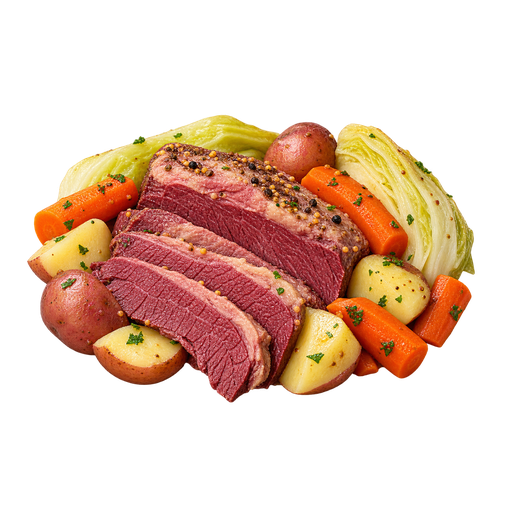 New England Boiled Dinner sticker illustration