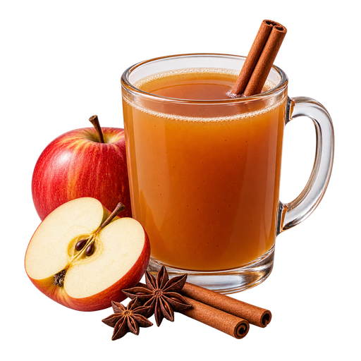 New England Cider sticker illustration