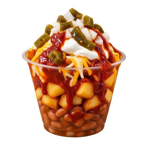 New Mexican sundae sticker illustration