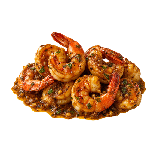 New Orleans-Style BBQ Shrimp sticker illustration