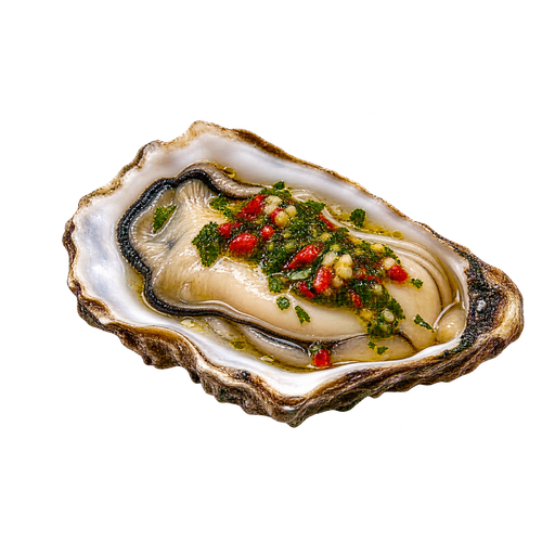Oysters Mosca sticker illustration