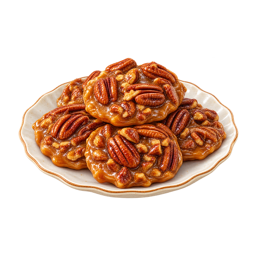 Pecan Praline sticker illustration