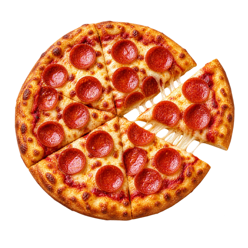 Pepperoni Pizza sticker illustration