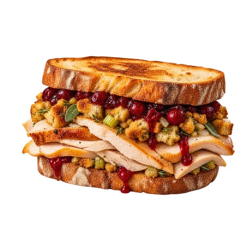 Pilgrim Sandwich sticker illustration