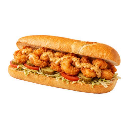 Po' Boy sticker illustration