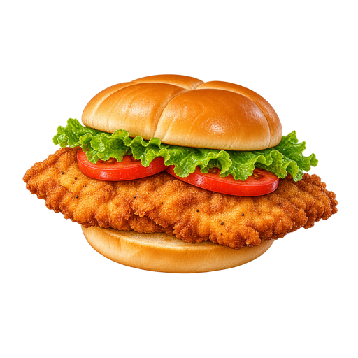 Pork Tenderloin Sandwich sticker illustration