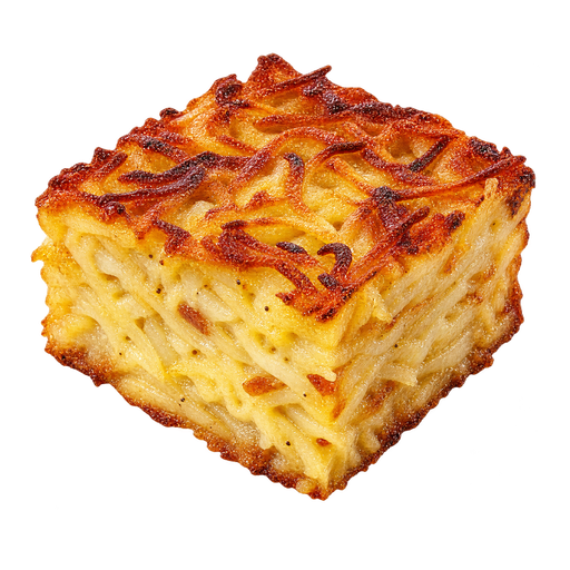 Potato kugel sticker illustration