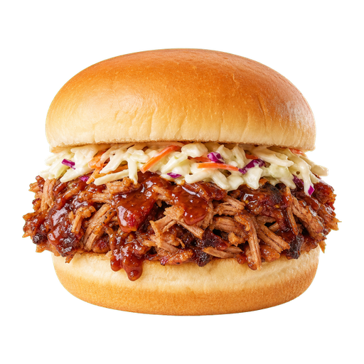 Pulled Pork Sandwich sticker illustration