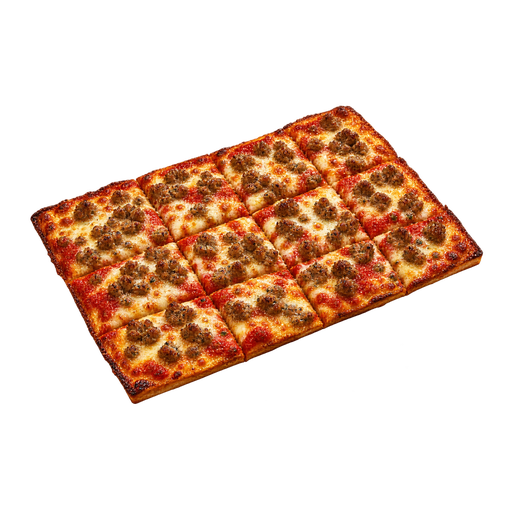 Quad City-Style Pizza sticker illustration