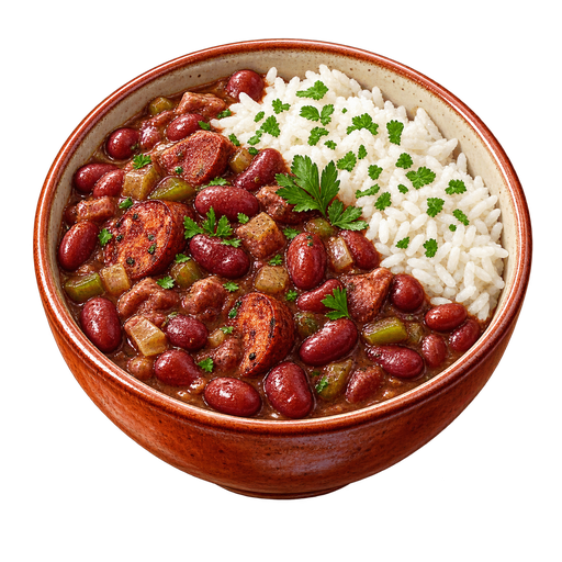 Red Beans and Rice sticker illustration