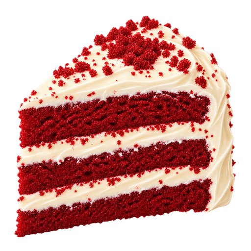 Red Velvet Cake sticker illustration