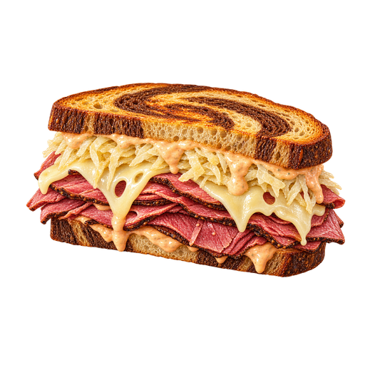 Reuben sticker illustration