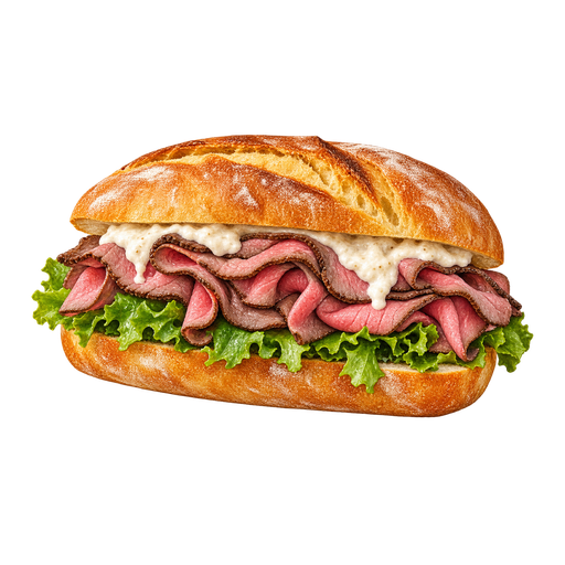 Roast Beef Sandwich sticker illustration