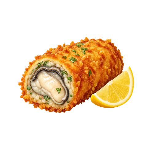 Rolled Oyster sticker illustration