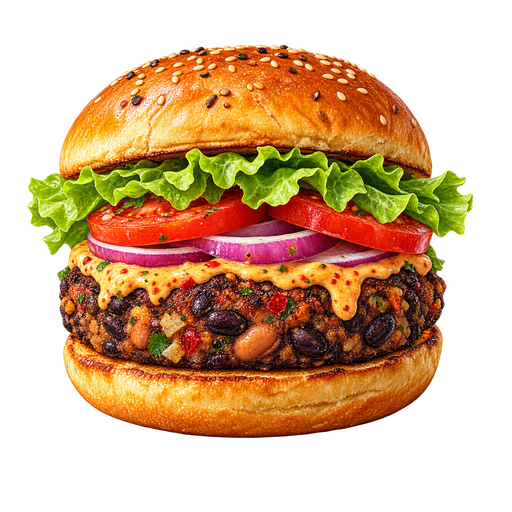 San Antonio Bean Burger sticker illustration