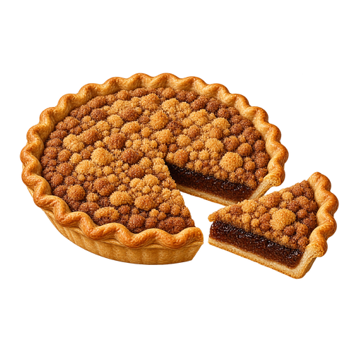 Shoofly Pie sticker illustration