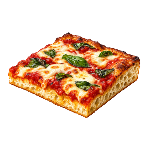 Sicilian Pizza sticker illustration