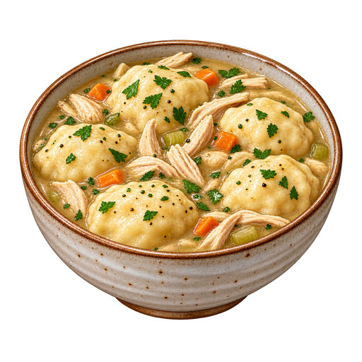 Slippery Dumplings sticker illustration