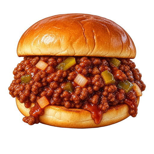Sloppy Joe sticker illustration