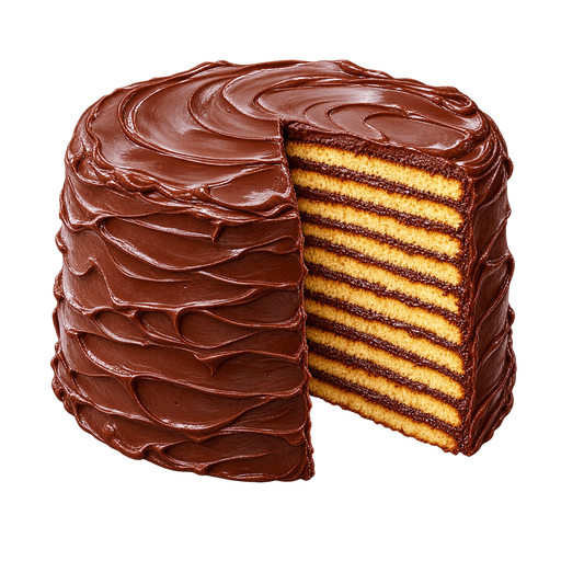 Smith Island Cake sticker illustration