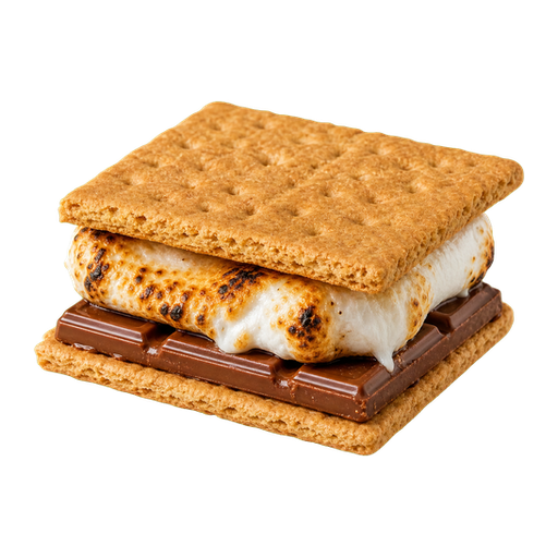 S'mores sticker illustration