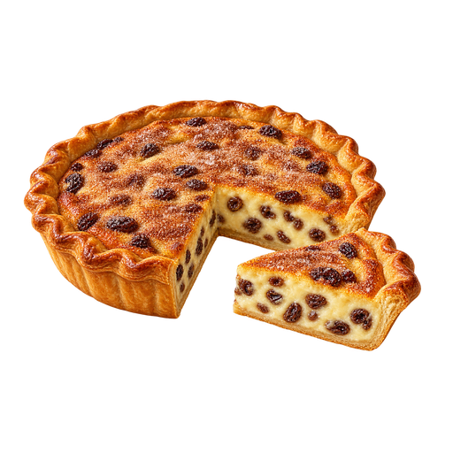 Sour Cream Raisin Pie sticker illustration