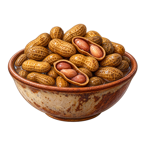 South Carolina Boiled Peanuts sticker illustration