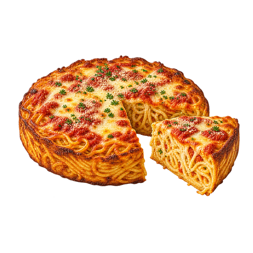 Spaghetti Pie sticker illustration
