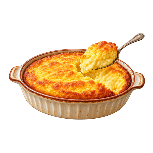 Spoonbread sticker illustration