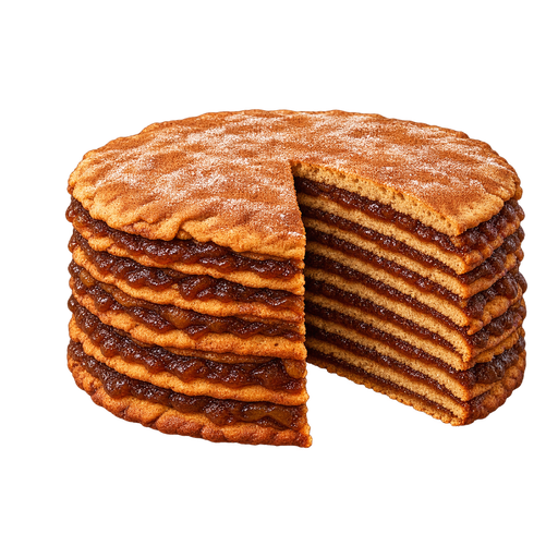 Stack Cake sticker illustration