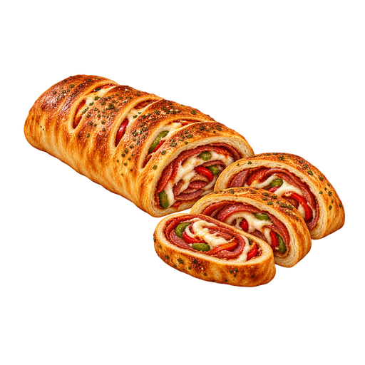 Stromboli sticker illustration