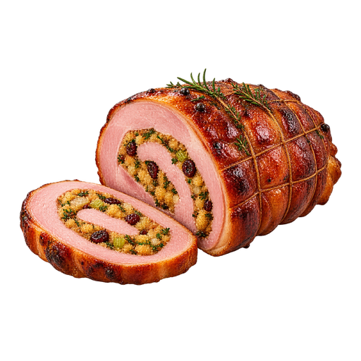 Stuffed Ham sticker illustration