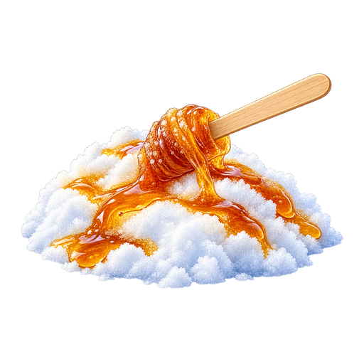 Sugar on Snow sticker illustration