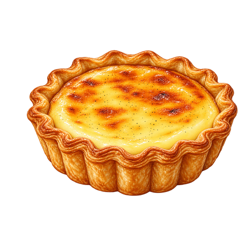 Tarte à la bouillie sticker illustration