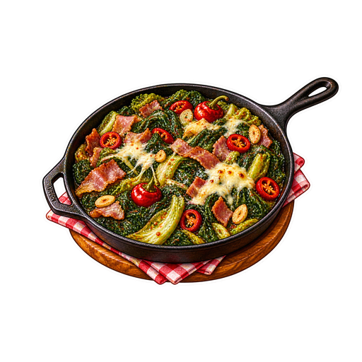 Utica Greens sticker illustration