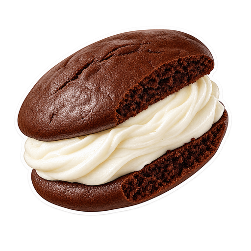 Whoopie Pie sticker illustration