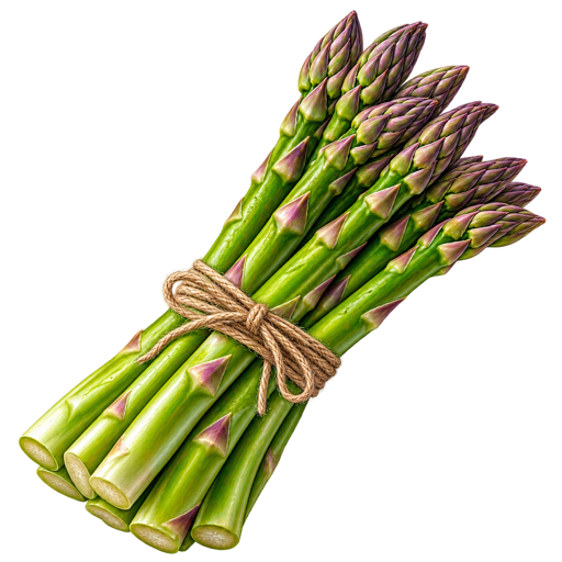 Vale of Evesham Asparagus sticker illustration