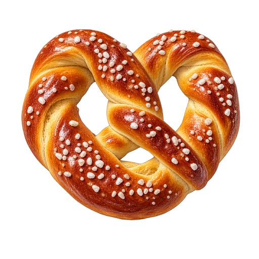 Vannkringler (Bergen Pretzel Bread) sticker illustration