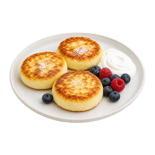 Curd Cheese Pancakes sticker illustration
