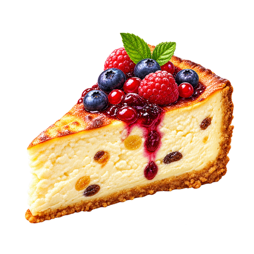 Curd Cheesecake sticker illustration